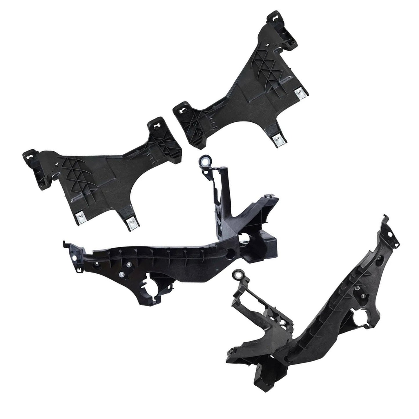 2013-2016 Audi A4 Facelift 4PCS Front Headlight Mount Support Plate Bracket