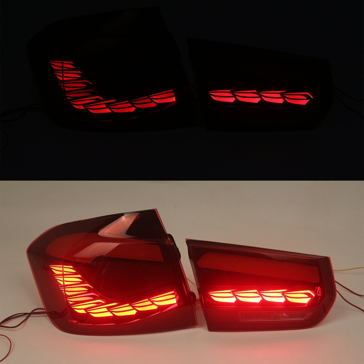 2012-2018 BMW 3 Series F30 F35 F80 L&R Red LED Tail Lights Rear Lamp Assembly 63217313039 63217372793