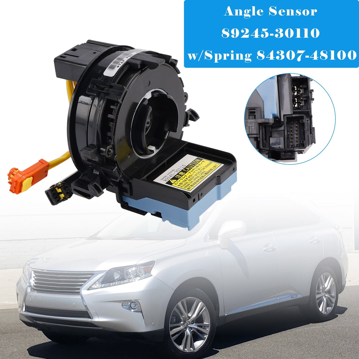 2013-2015 LEXUS RX350 3.5L Steering Angle Sensor 89245-30110 w/Spring 84307-48100