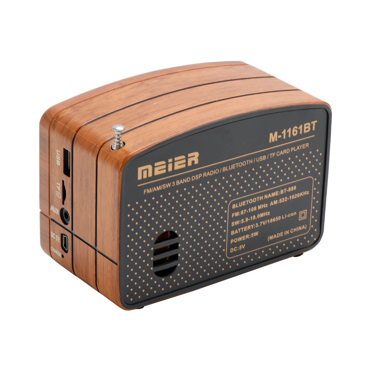 Retro-Style Decorative Radio Mini Portable Music Player Bluetooth Speaker Radio