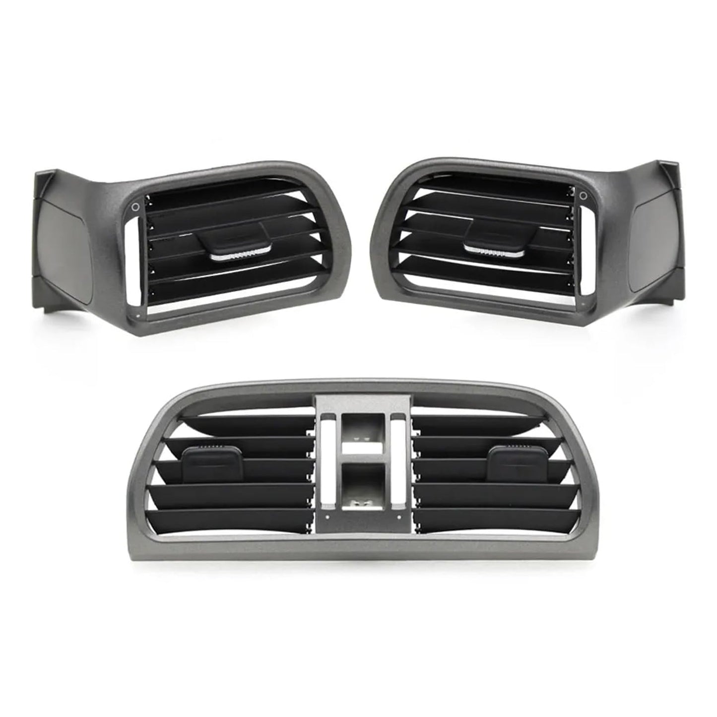 2004-2011 Porsche Targa 997 Left Right Central AC Vent Cover Gray 99755214105 99755213105 99755213205