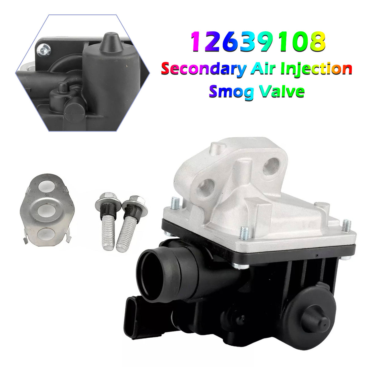 Secondary Air Injection Smog Valve 12639108 101392-5170 306-056 for Buick