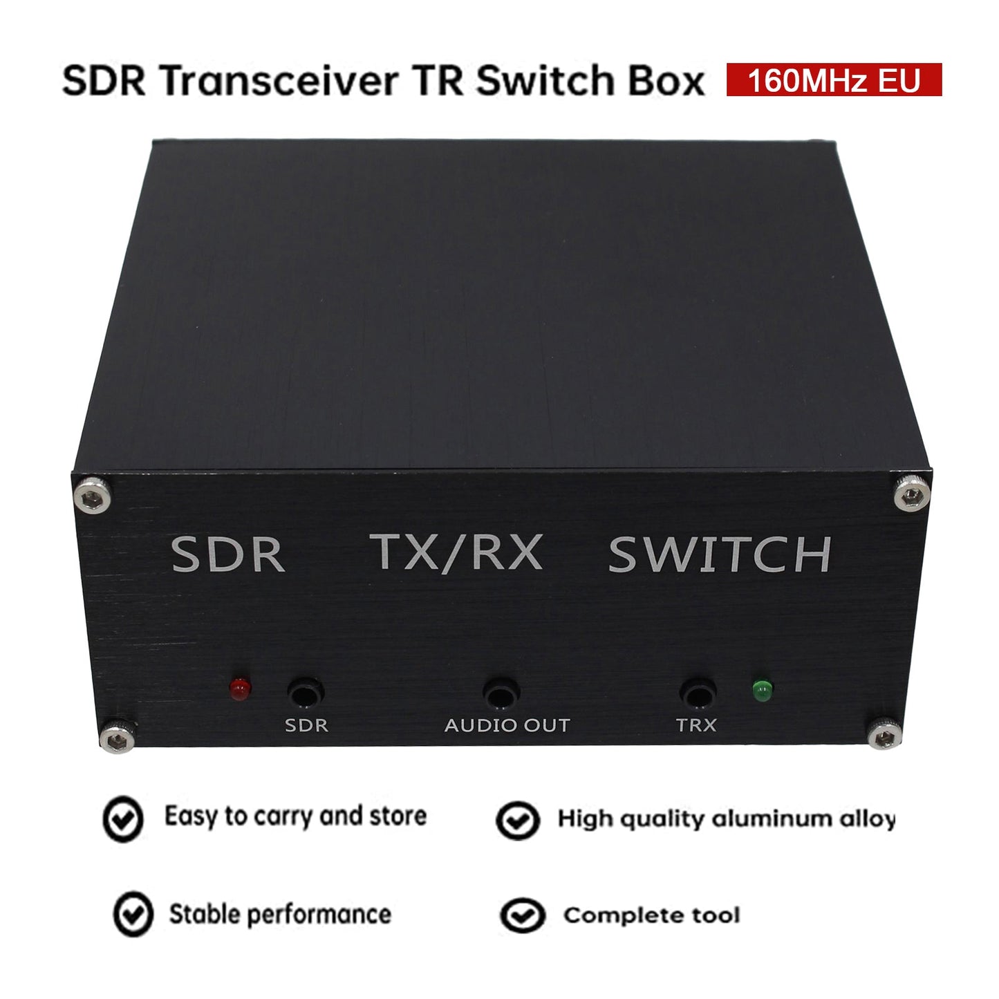 SDR Receiving Switching Antenna Sharing Transceiver TR Switch Box 100W DC 160MHz EU Plug