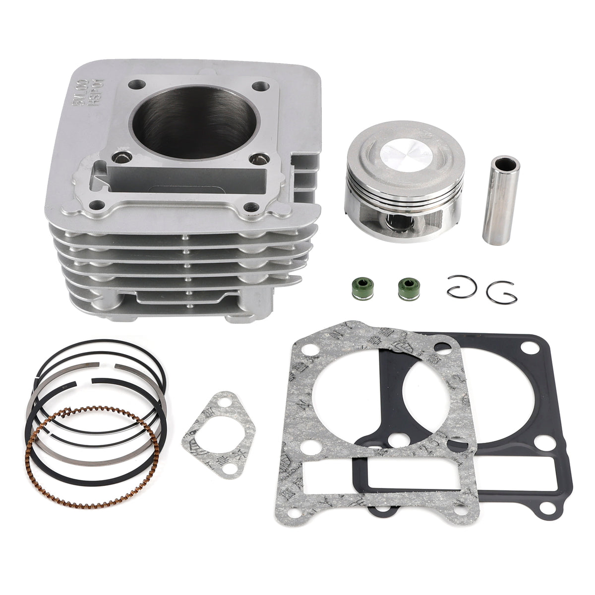 185cc Big Bore Cylinder Barrel Kit 62mm For Yamaha YBR125 YBR 125 Custom 05-18
