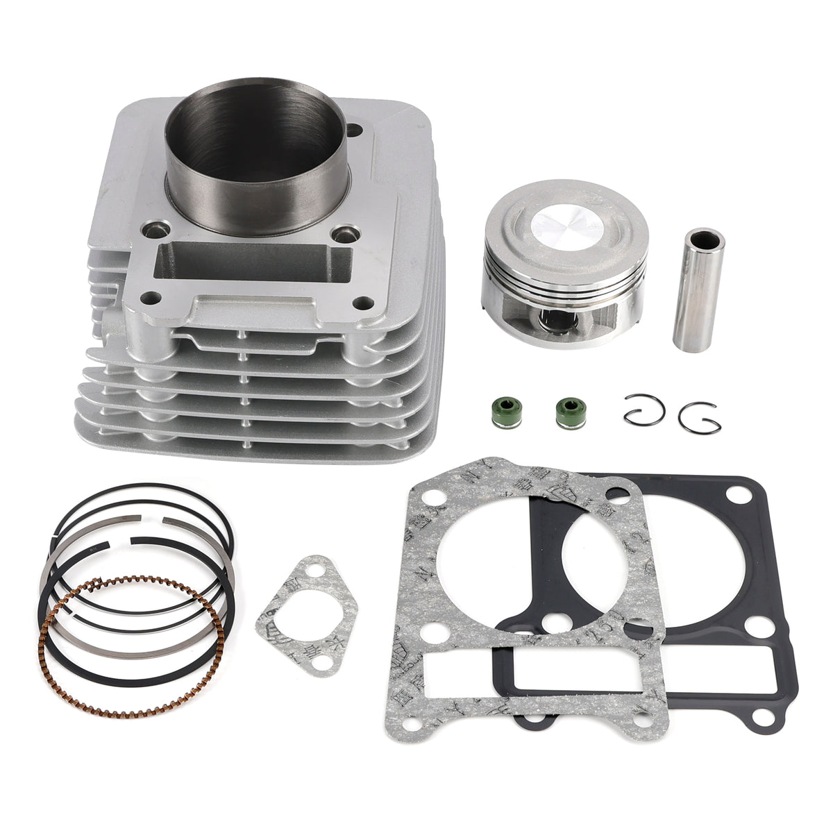 185cc Big Bore Cylinder Barrel Kit 62mm For Yamaha YBR125 YBR 125 Custom 05-18