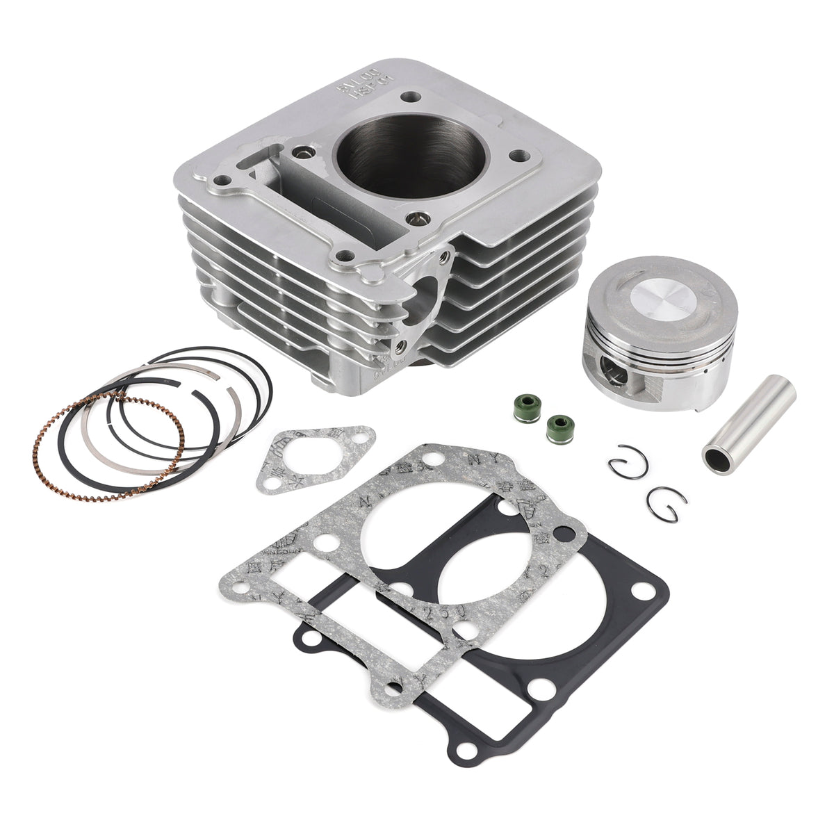 185cc Big Bore Cylinder Barrel Kit 62mm For Yamaha YBR125 YBR 125 Custom 05-18