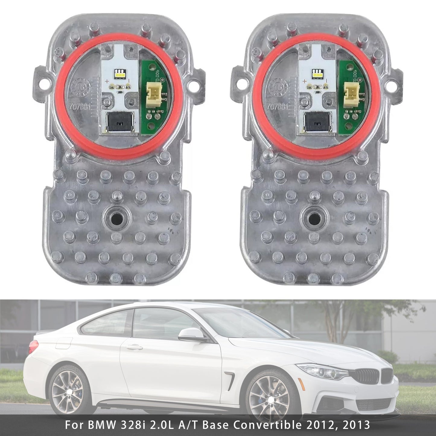 2Pcs Headlight LED Light Insert Diode Module For BMW 428i 435i 2014-2016