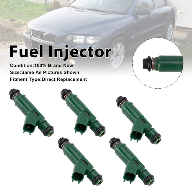 1998-2007 For Volvo V70 2.4L 5PCS Fuel Injector 9470229