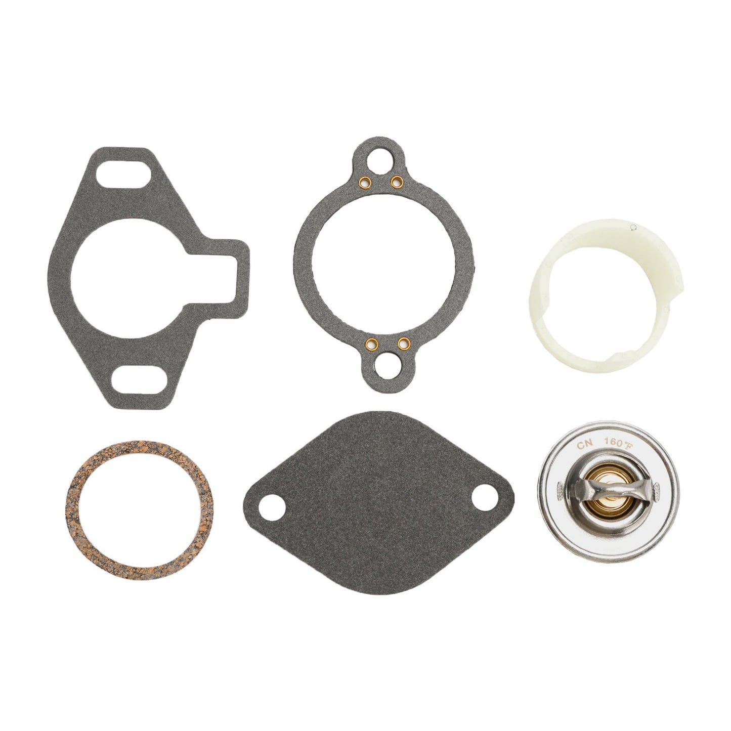 Thermostat Kit 160°With Plastic Sleeve 807252Q5 807252T2 for MerCruiser