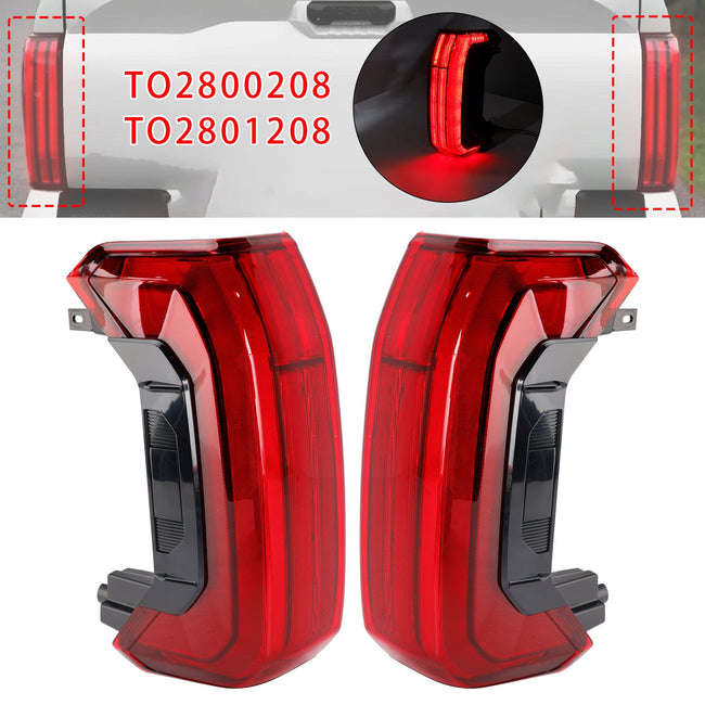 2022-2026 Toyota Tundra Left+Right LED Sequential Tail Lights Brake Lamps