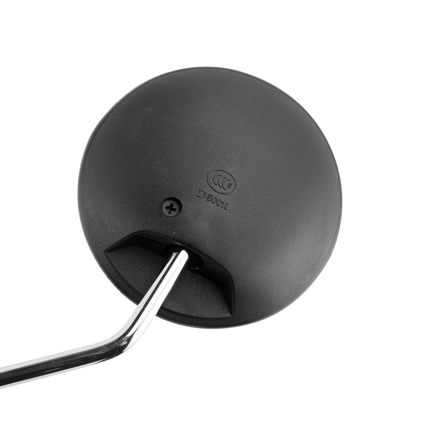 Round Black with Chrome Arm Mirror 8mm For Honda NA/NC/NN/NQ/NX/PA/SE/TG50 C70