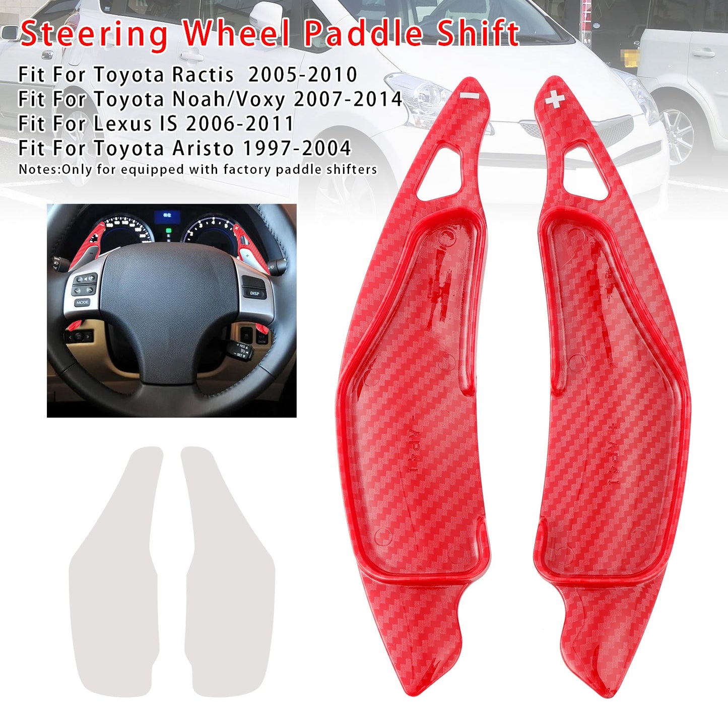 Toyota Ractis Lexus Steering Wheel Paddle Shifter Extension