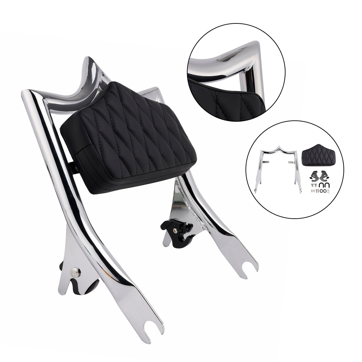 2012 CVO Road Glide Custom FLTRXSE Passenger Sissy Bar Backrest