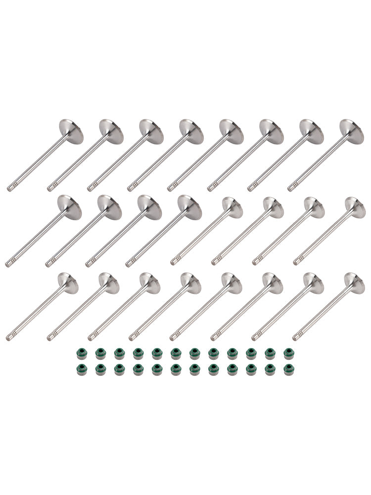 24X Intake+Exhaust Valve Set 06E109601E For Audi A4 A5 A6 A7 A8 Q5 Q7 3.0T