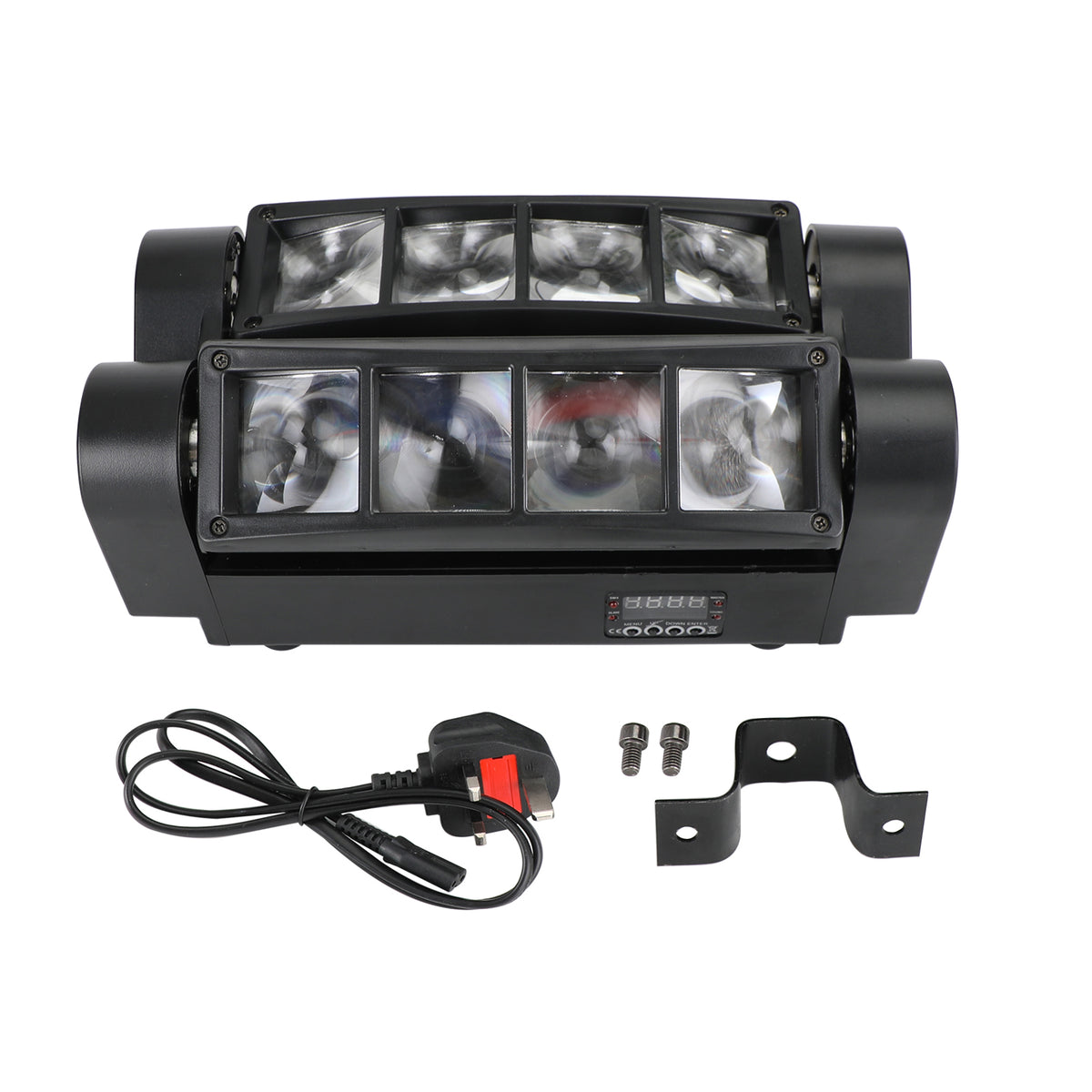 80W 8LED RGBW Spider Moving Head Stage Lighting Beam DMX Disco Party DJ Lighting