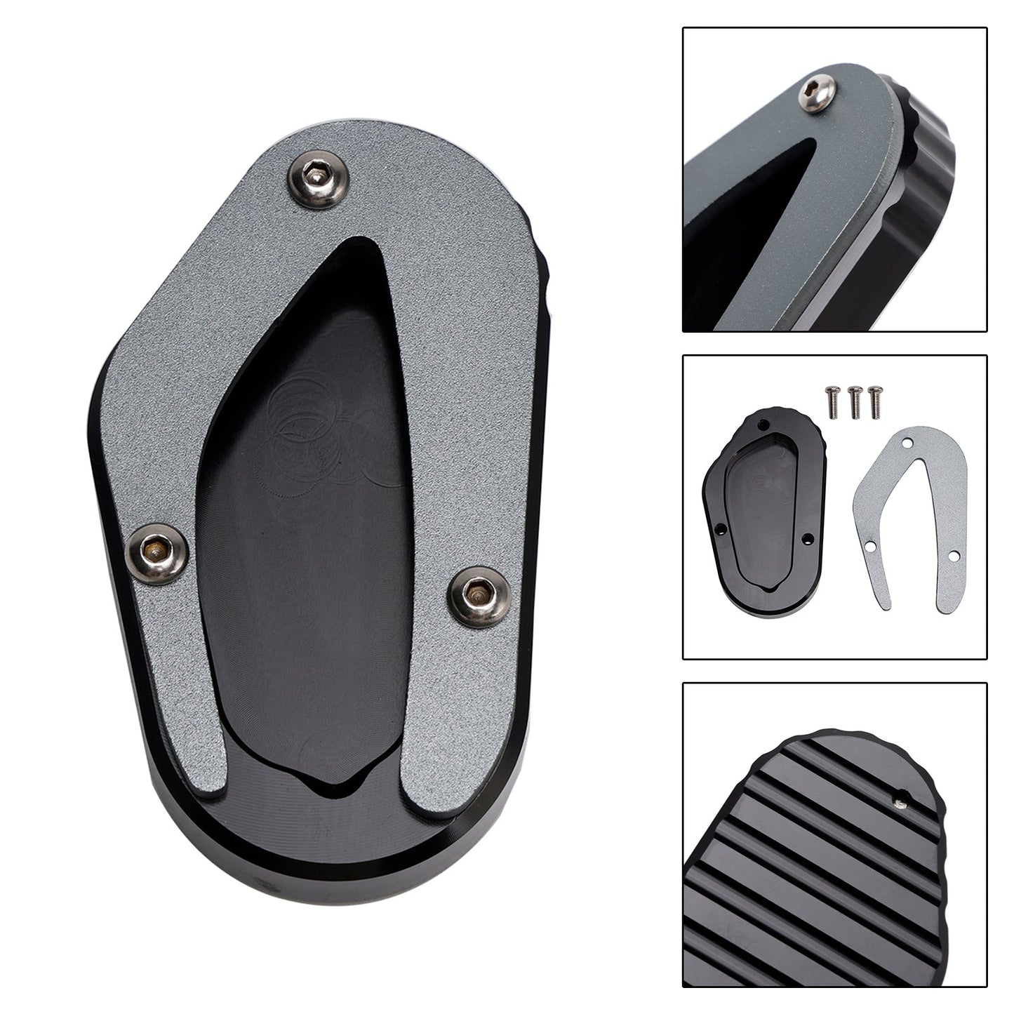 Kickstand Enlarge Plate Pad fit for Bonneville T100 Street Scrambler 900 2018-2023