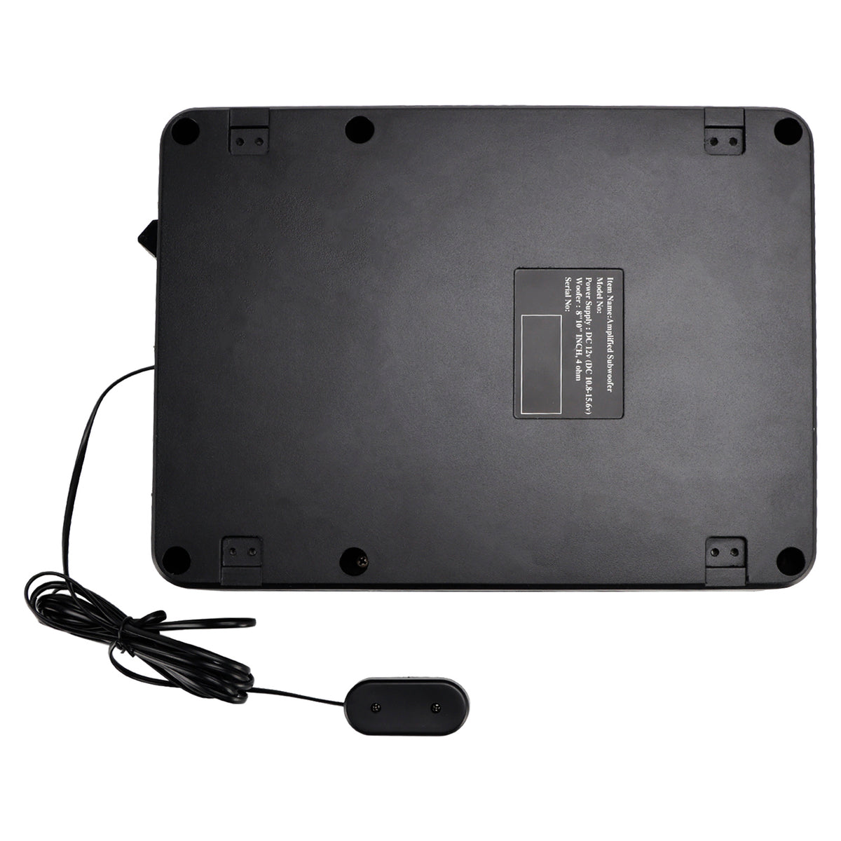 1200W Car Subwoofer 10" 12V Slim Under Seat Powered Car Subwoofer APP Control
