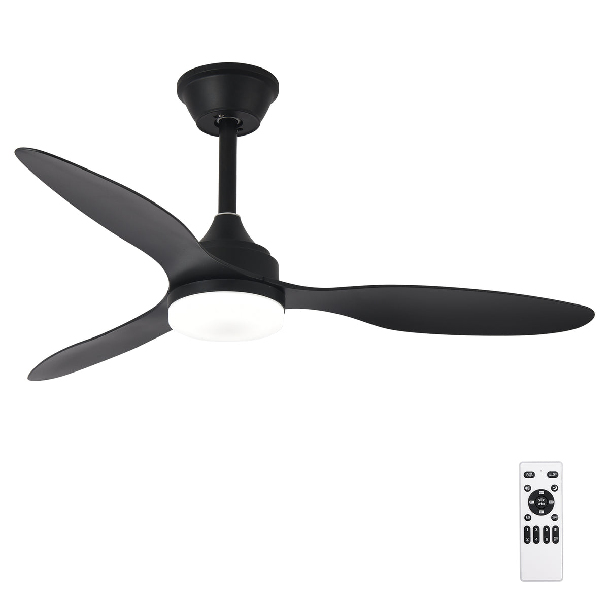42" Pendant Ceiling Fan with Light