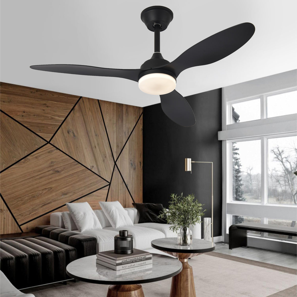 42" Pendant Ceiling Fan with Light