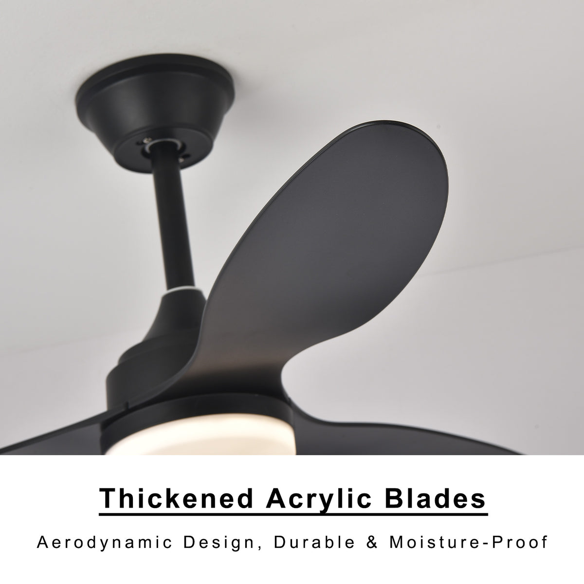 42" Pendant Ceiling Fan with Light