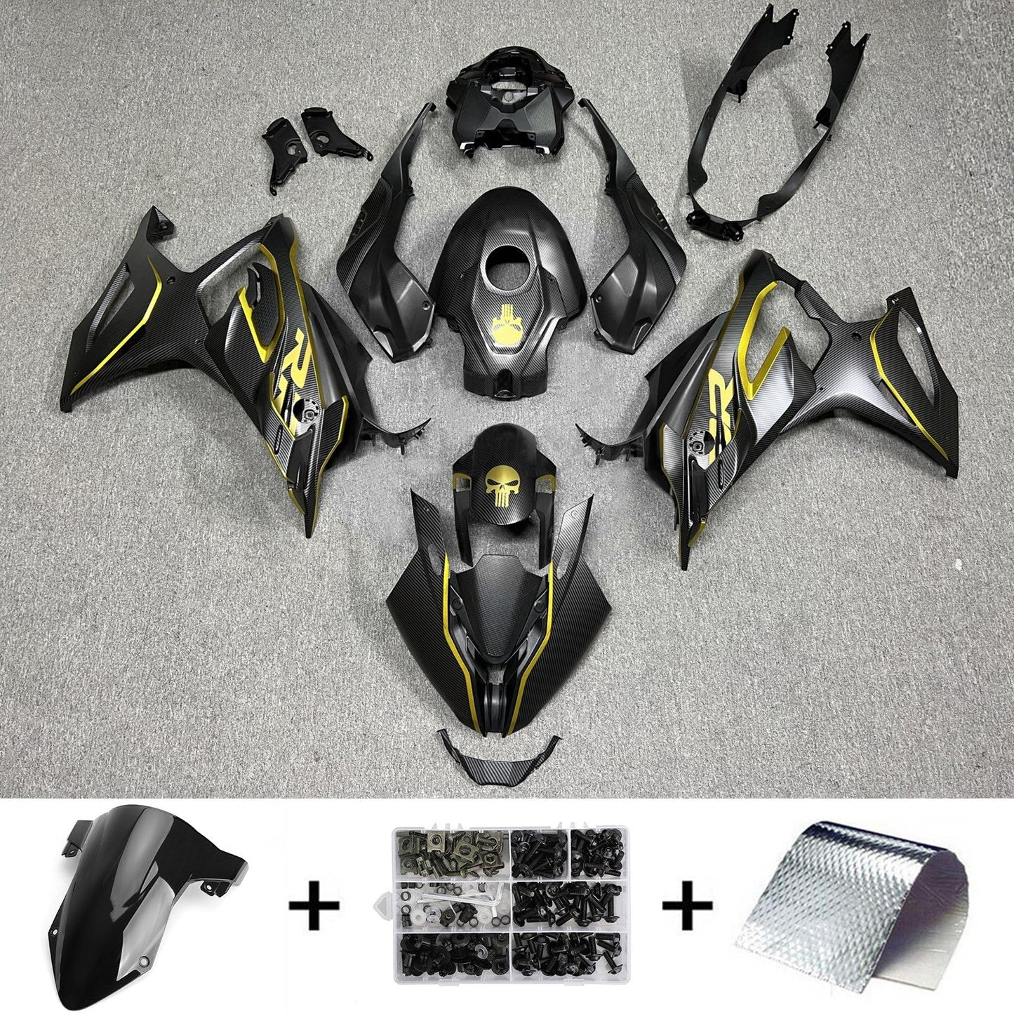 2023-2024 BMW S1000RR Injection Fairing Kit Bodywork Plastic ABS