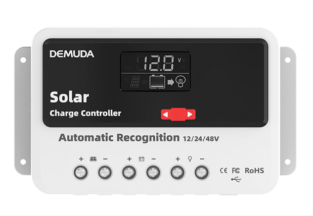 12V24V48V 10A-60A PWM Solar Controller Automatic Solar Controller Iron Phosphate