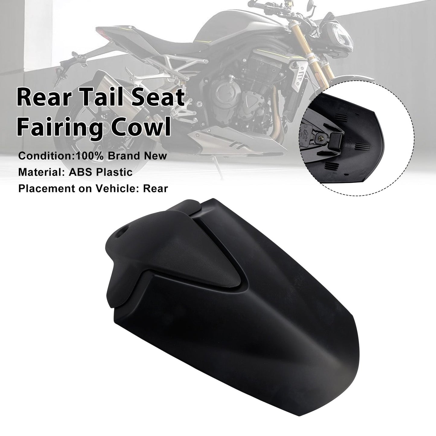 2021-2024 For Speed Triple 1200 RS Rear Tail Seat Fairing Cowl Cover