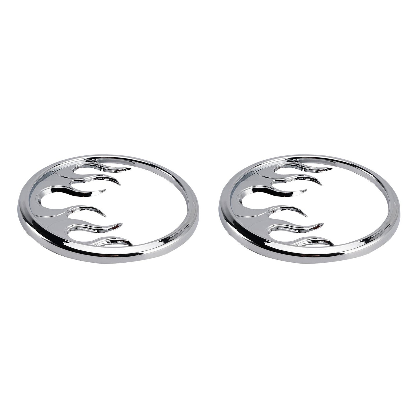 Flame Speaker Grills Accent Trim Cover For Touring Electra Glide Ultra Classic