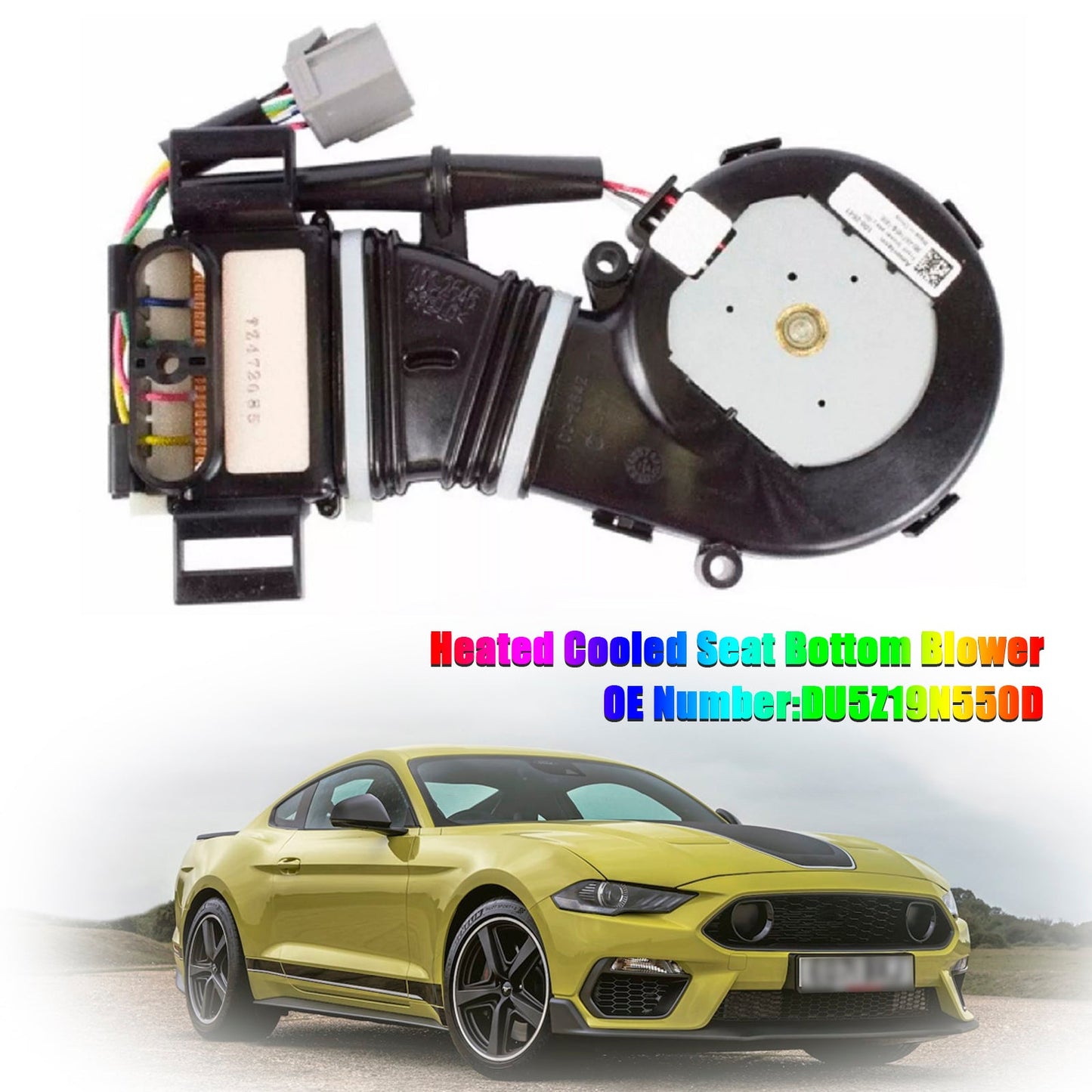 2015-2023 Ford Mustang Heated Cooled Seat Bottom Blower DU5Z19N550D