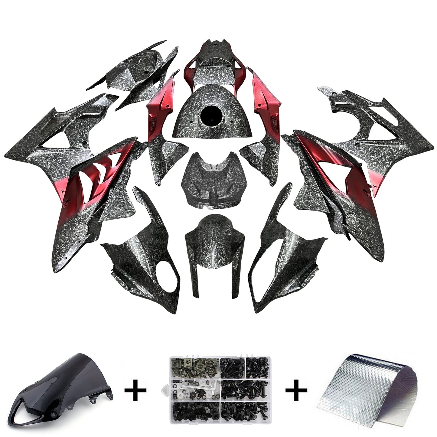 2009-2014 BMW S1000RR Injection Fairing Kit Bodywork Plastic ABS