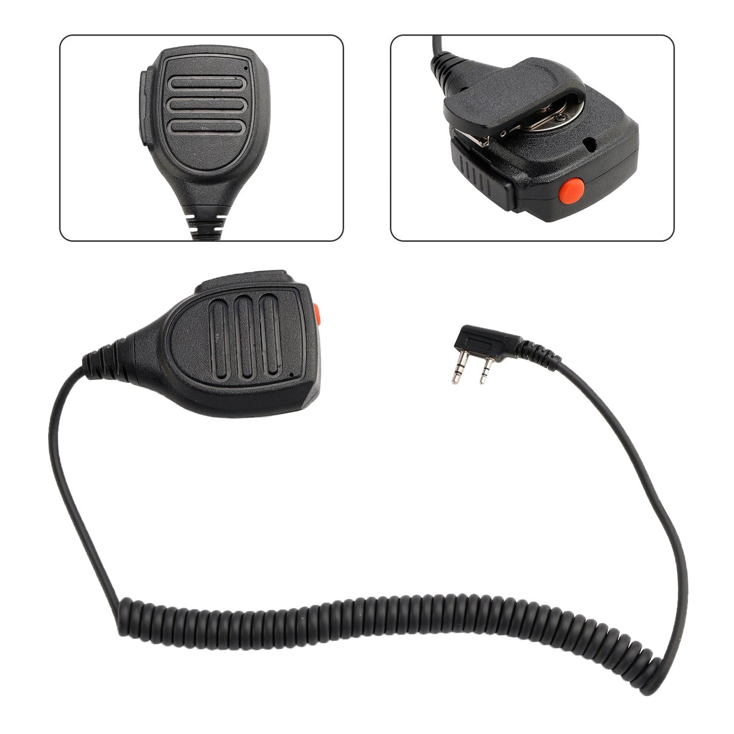 K-SM1602 Dual PTT Microphone Speaker For TK-220 TH-F6 RPV516A KG-UVD1P PX-666