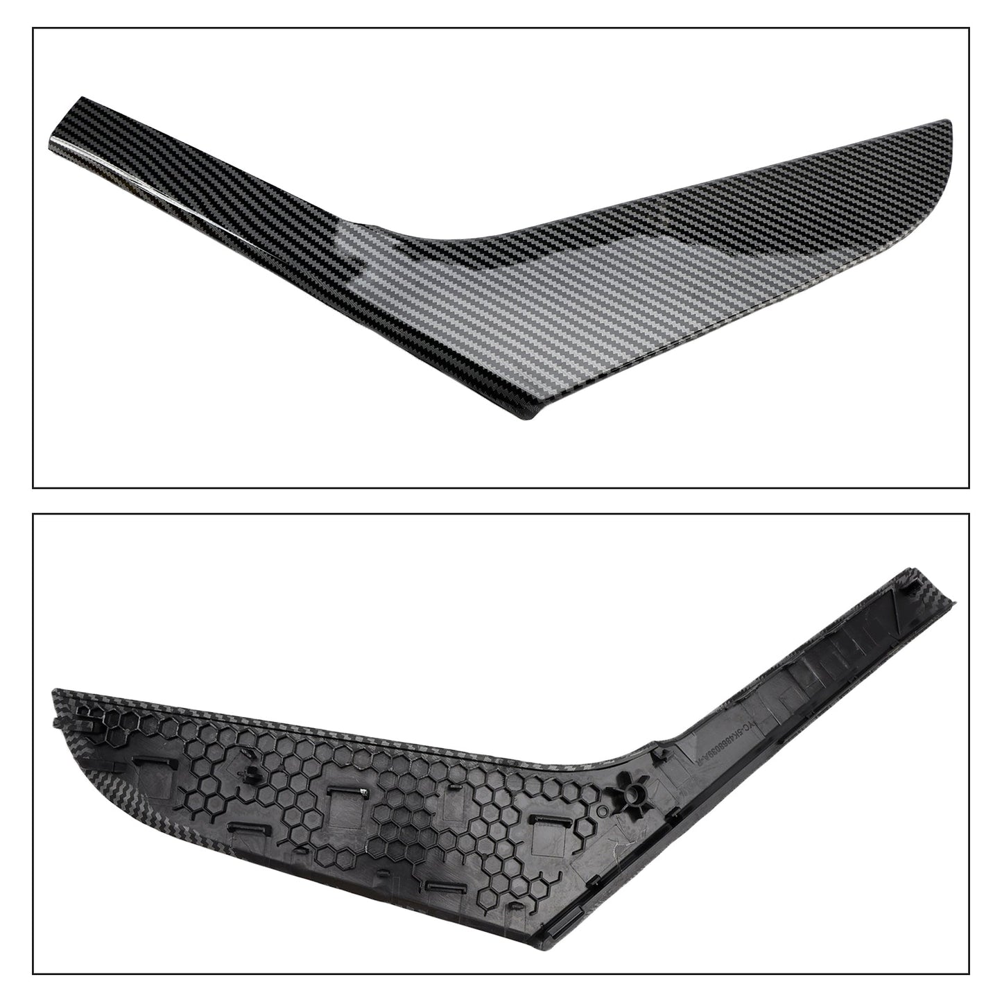 2pcs Left & Right Inner Door Handle Trim Cover For VW Golf 6 MK6 2009-2013