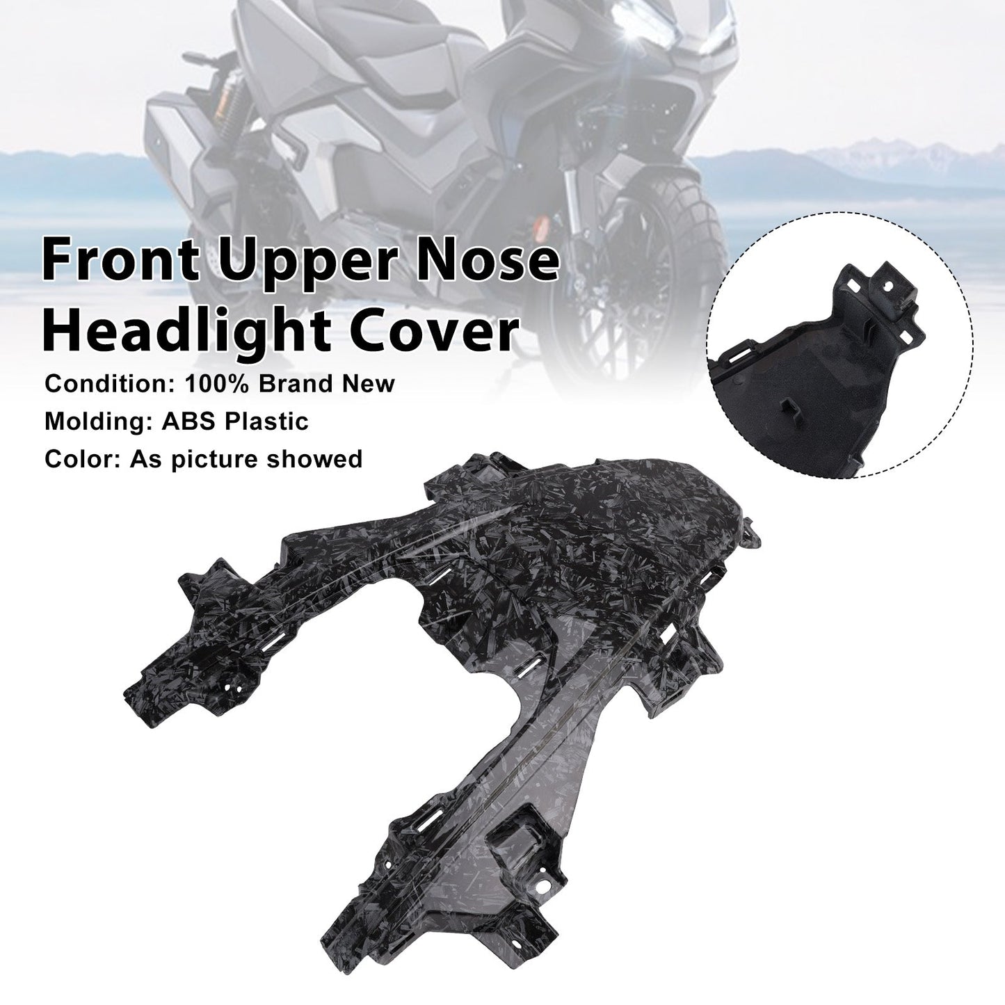 2022-2025 Honda ADV350 Front Nose Headlight Panel Cover Fairing