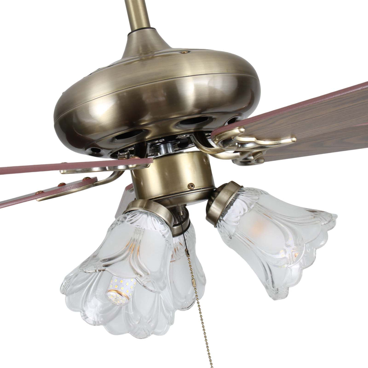 52-Inch Vintage Ceiling Fan with Light