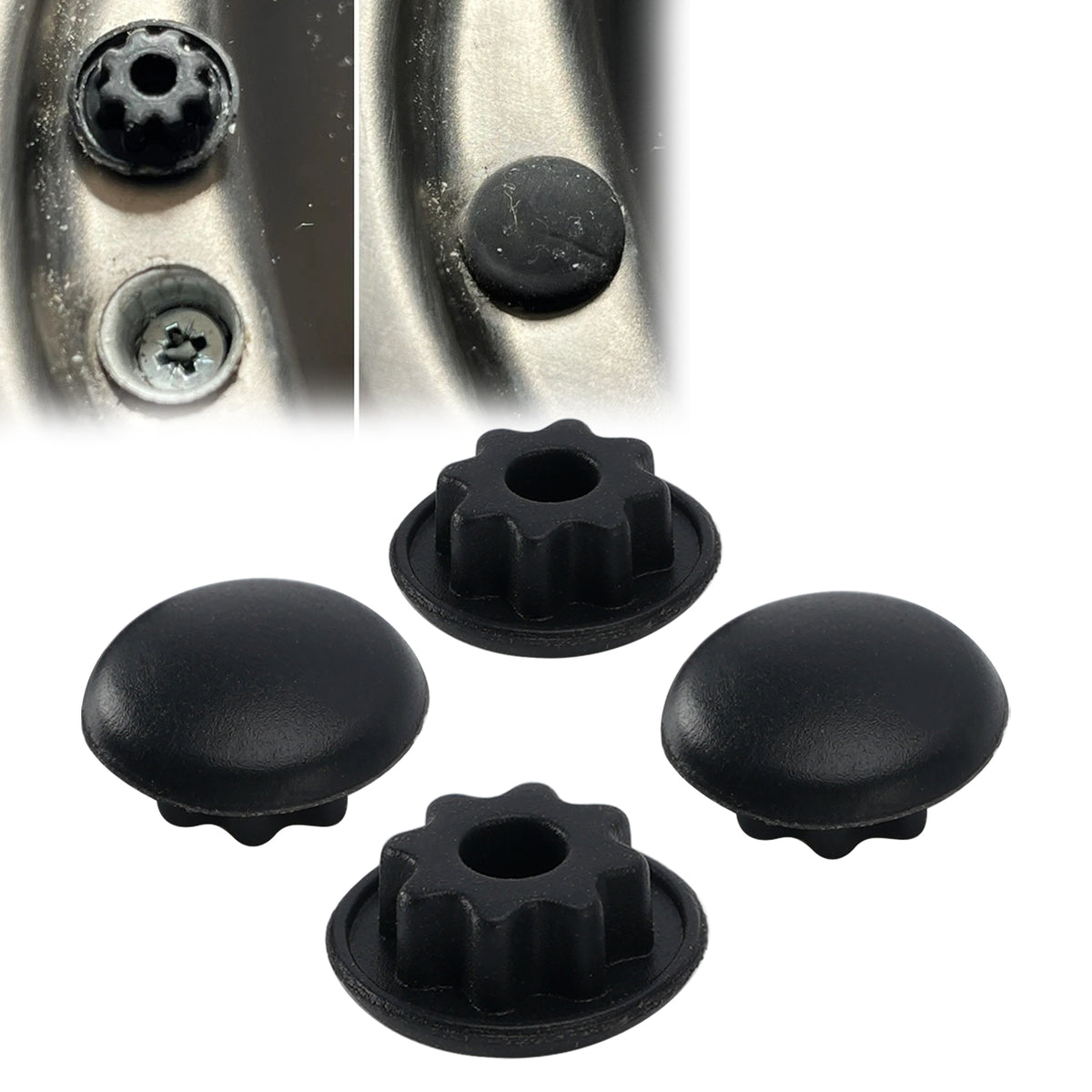 4 x Screw Cap Covers Cog for Dometic Sink Hob Cooker Motorhome 44990001271