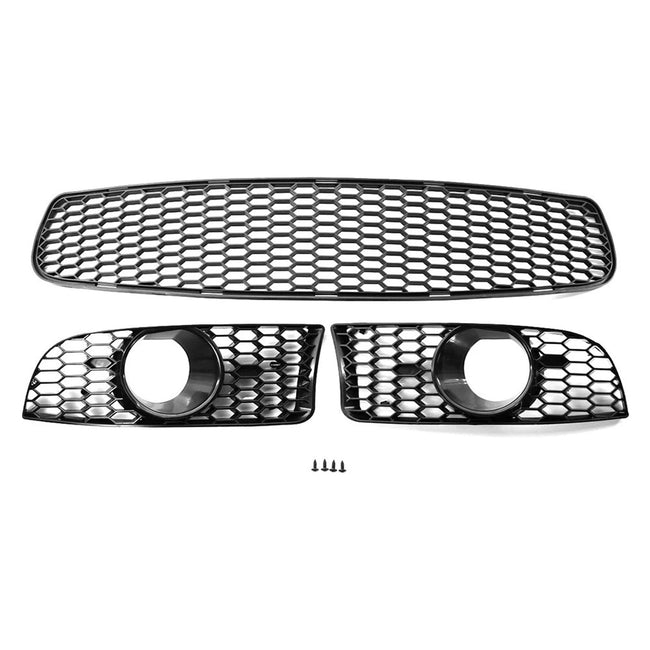 2009-2011 For BMW 3 Series E90 E92 E93 M3 Style Front Bumper Lower Grille Set