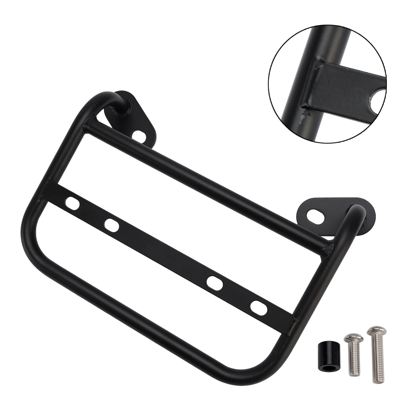 2024-2025 BMW R12 Saddlebag Support Mounting Bracket Racks Black Steel Left+ Right