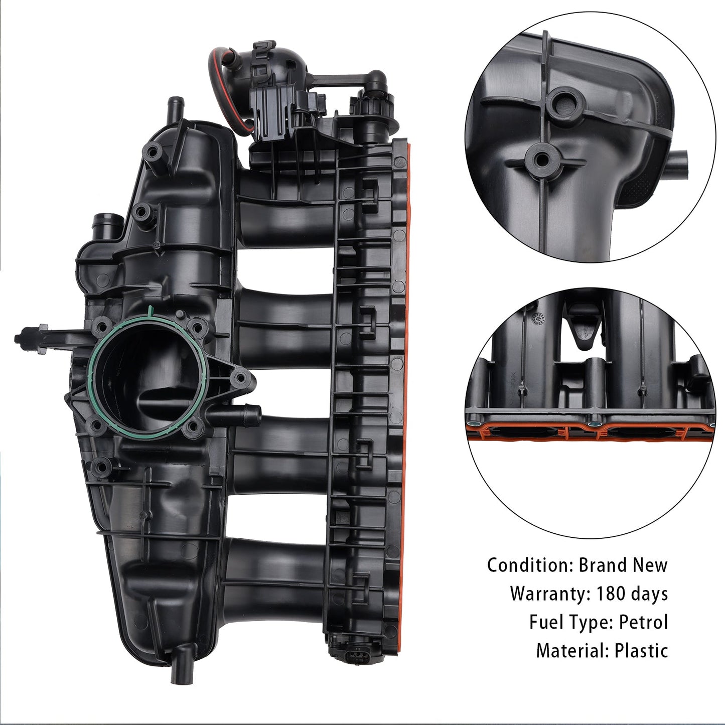 2008-2013 Audi A3 CBFA or CCTA engine Air Inlet Intake Manifold 06J133201BD