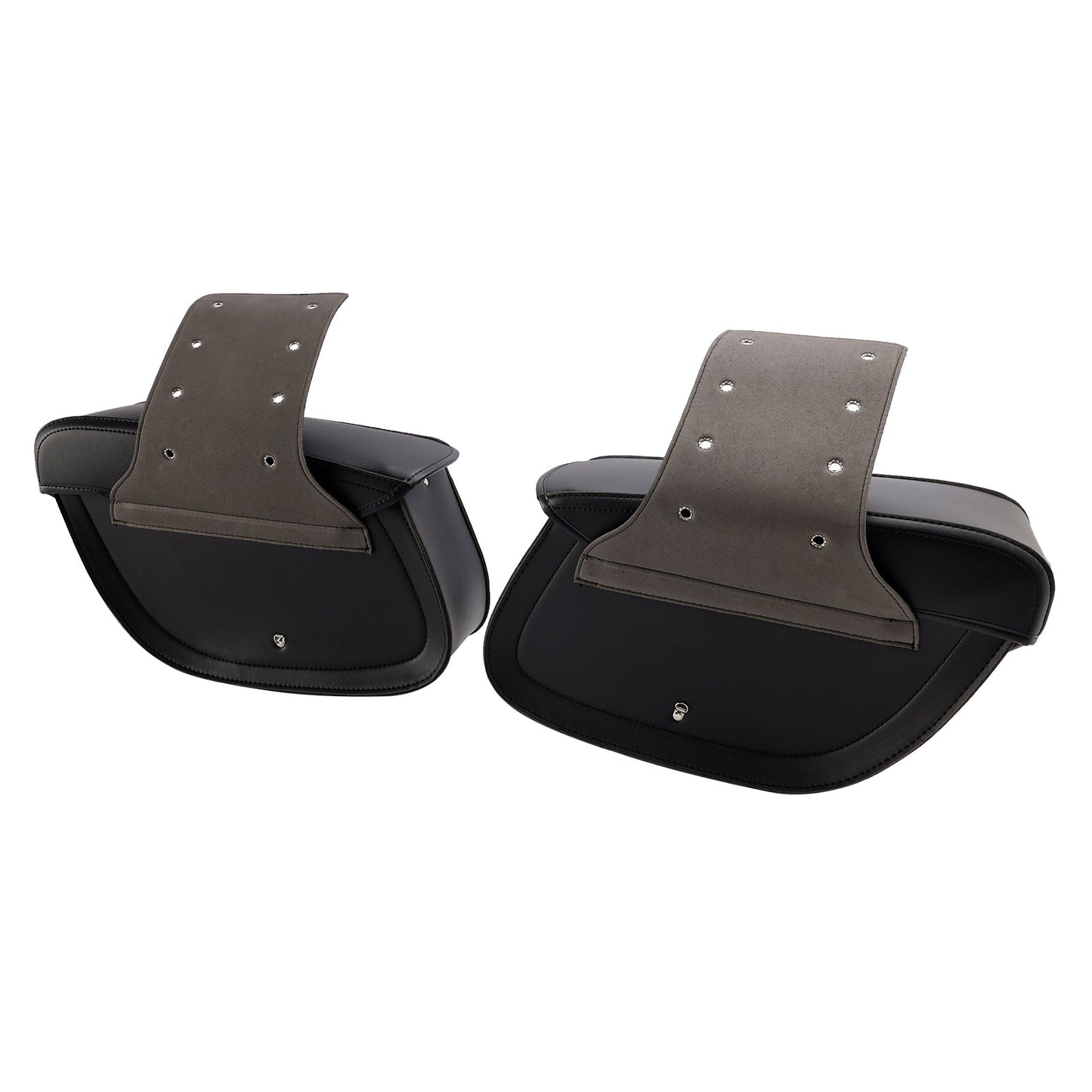 Side Tail Bag Saddlebag Color Matching Luggage Black 42L For Scooter Motorcycle