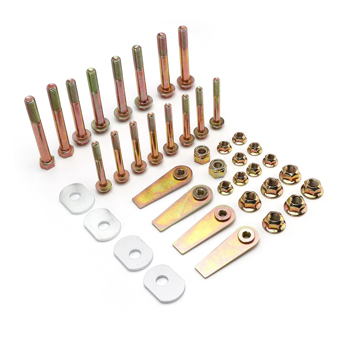 1997-2006 For Jeep Wrangler TJ Control Arm Front and Rear w/Cam Bolt Delete and Flag Nuts