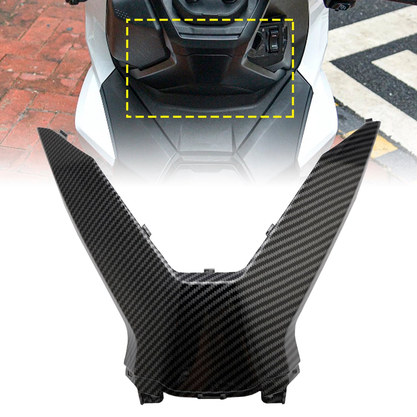 2023-2024 Honda ADV 160 Handlebar Driver Upper Cover Fairings Panels