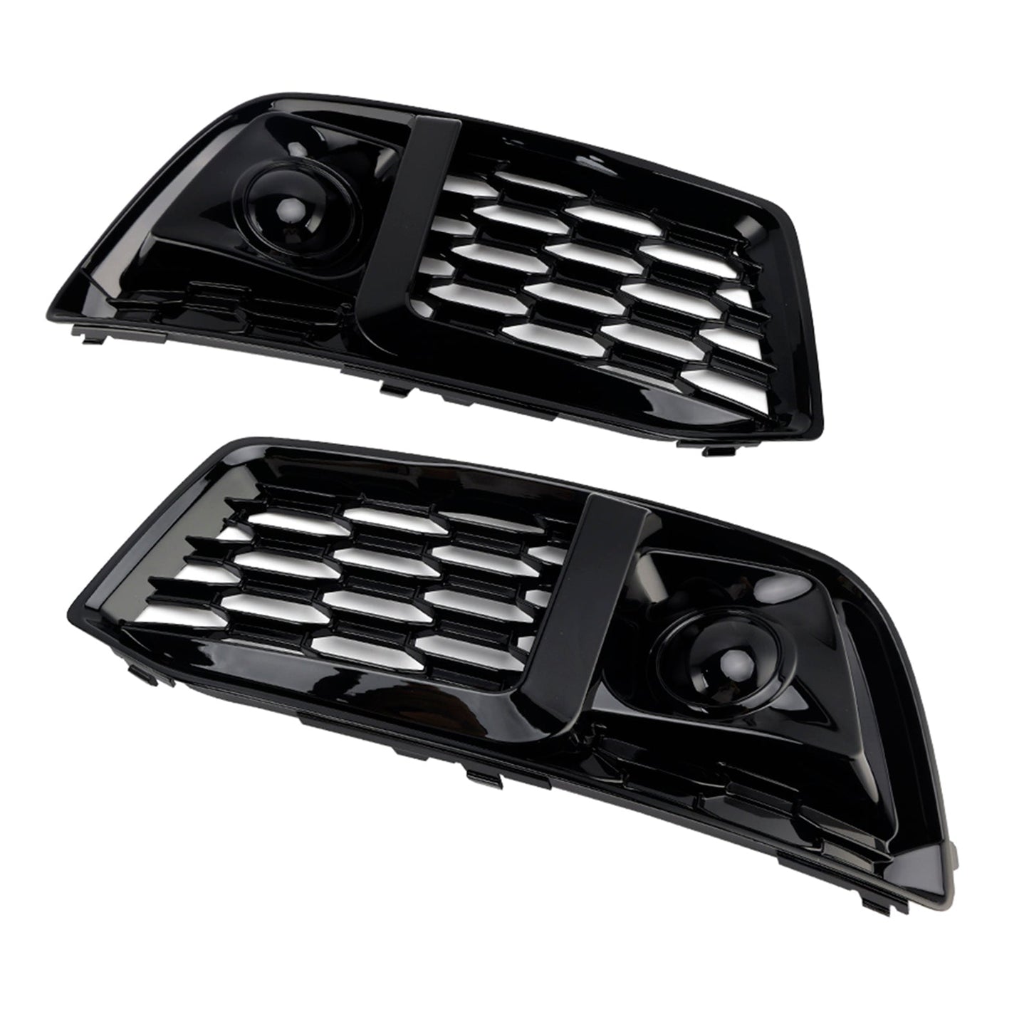 2018-2022 Fit Audi Q5 2PCS Front Bumper Cover Grill Grille Bezel Insert W/ACC