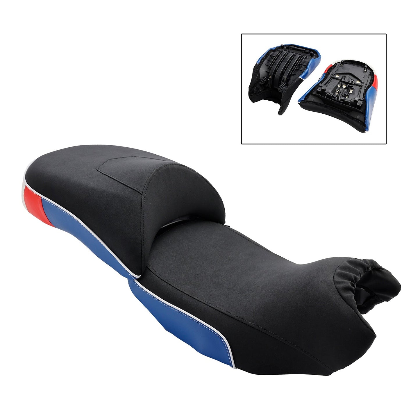 2019-2023 BMW R1250GS/GS ADV Complete Cushion Rider Passenger Seat Blue