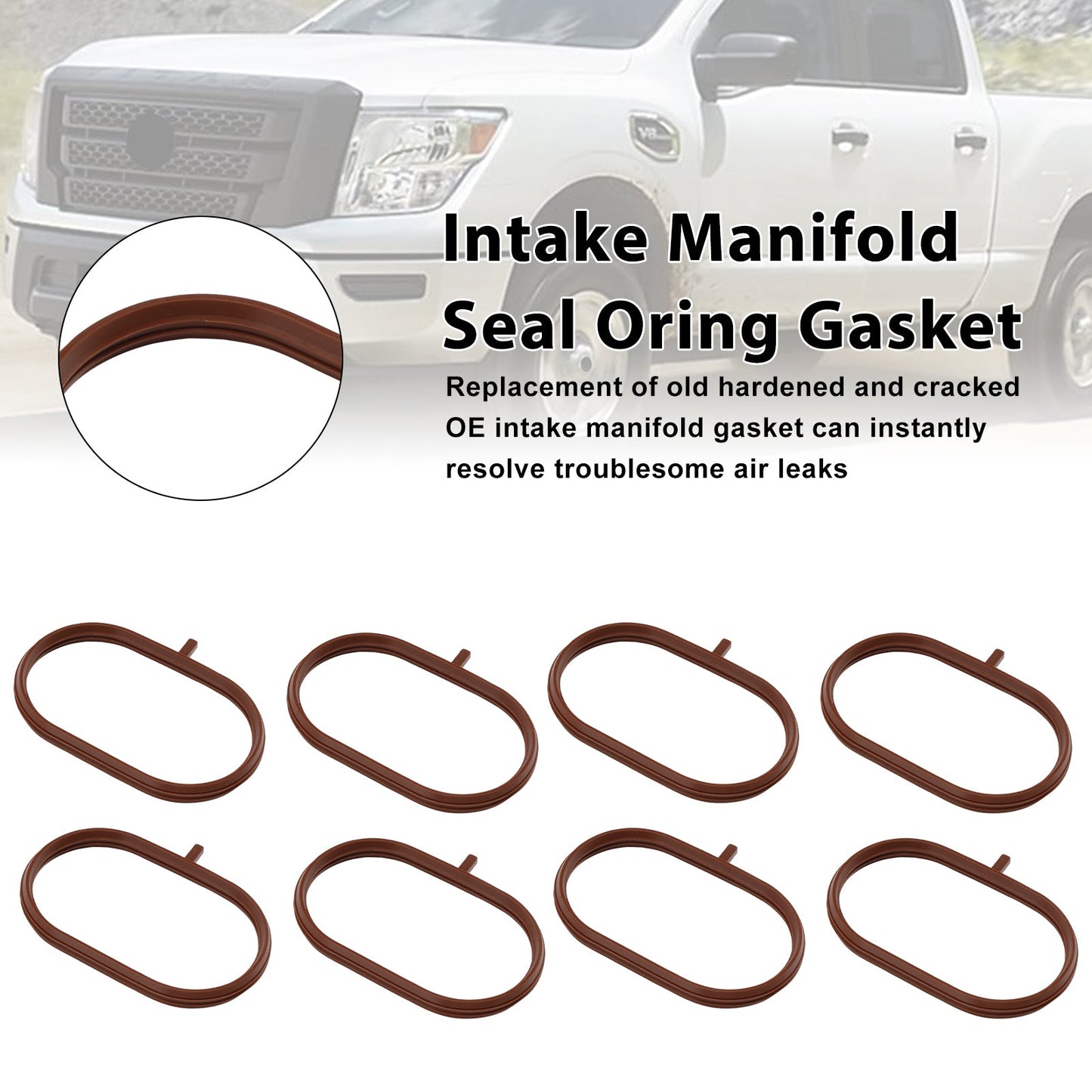 2018-2021 Nissan NV2500/NV3500 8PCS Intake Manifold Gasket 140351LA0A