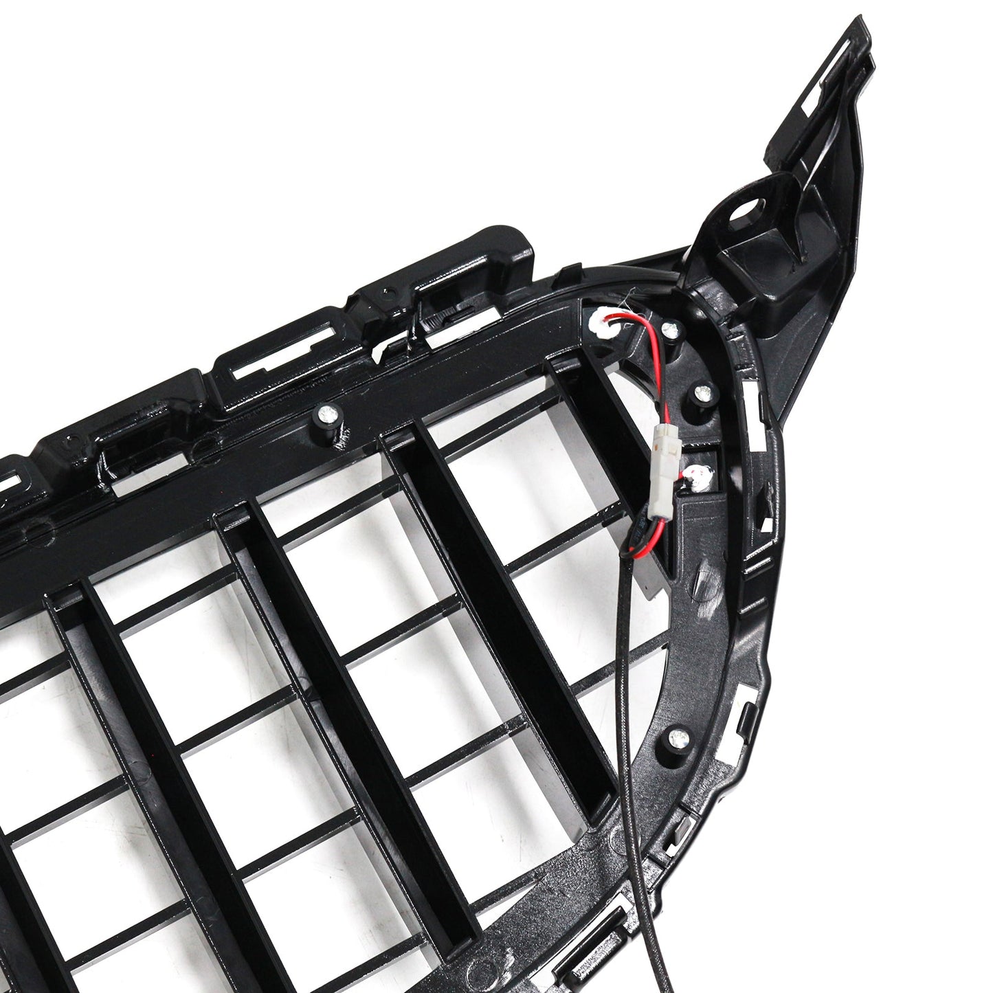 2015-2021 Mercedes W205 C250 C300 W/LED Chrome Front Bumper Grill Grille