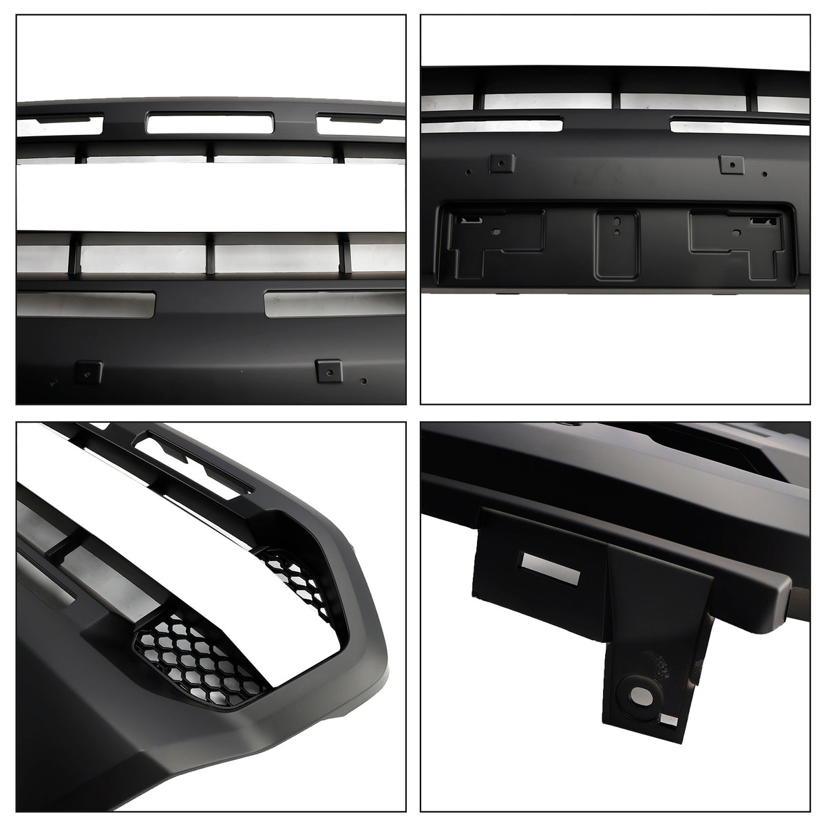 Ford Ranger 2019-2023 T8  W/LED Matt Black Ranger Raptor Style Front Bumper Grille