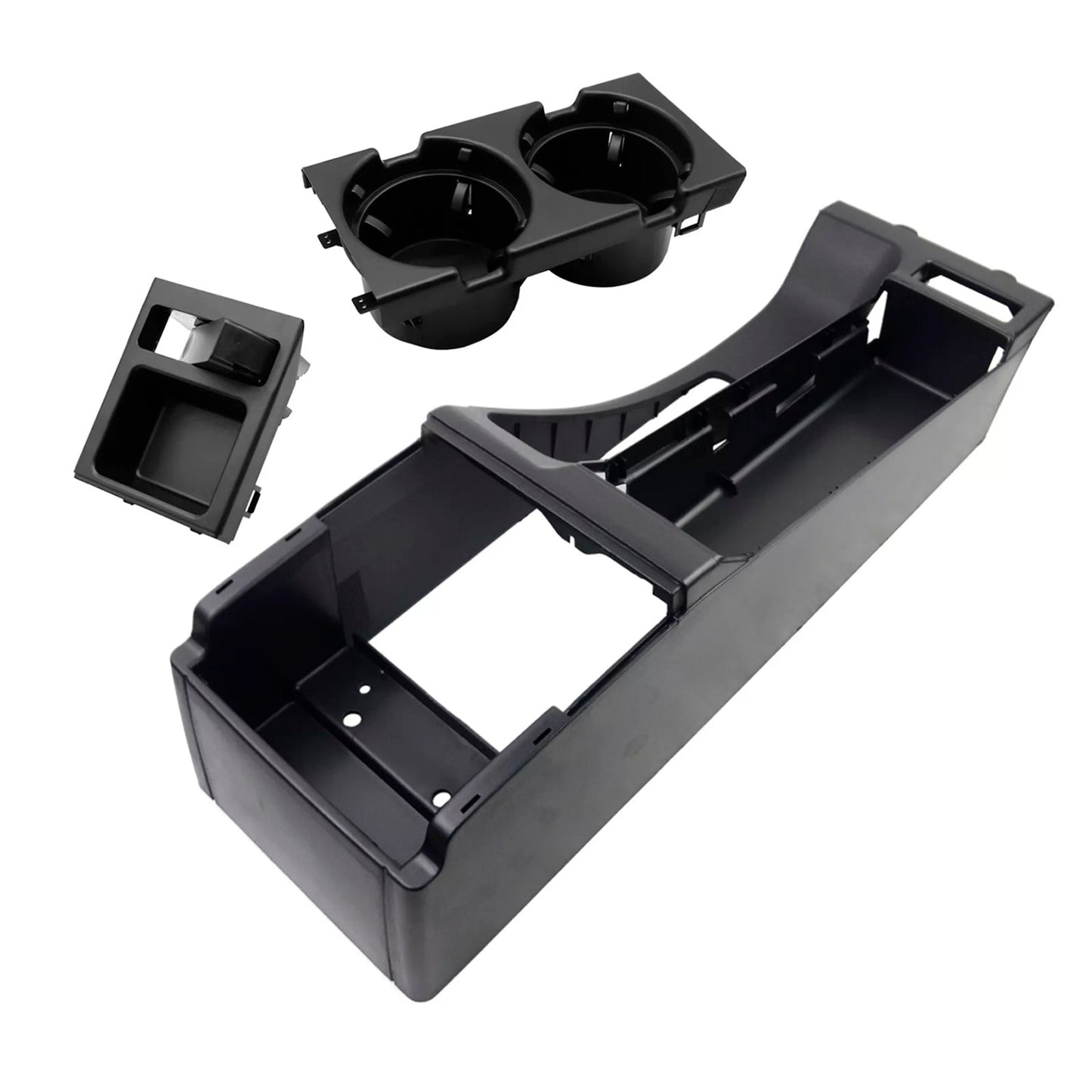 1999-2005 BMW 3 Series E46 4 Door Black Center Console Trim Base Cup Coin Holder 51168218305