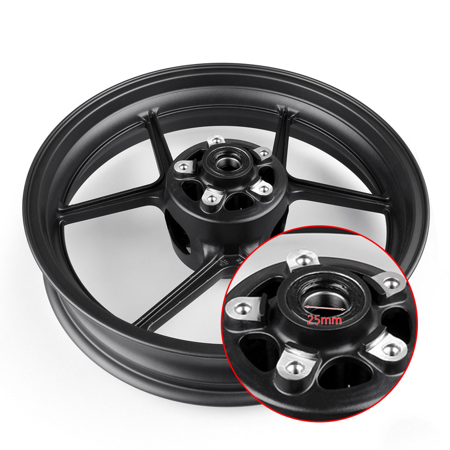 Front Wheel Rim 25mm For Kawasaki Z750 07-08 ZX 6R 10R ZX-6R ZX-10R Ninja 06-12