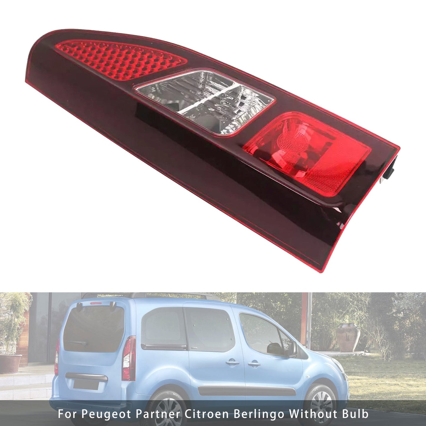 3/2012-2018 Citroen Berlingo Mk2 Van（Rear Vertical Door Models）Left Tail Rear Light Assembly 9677205180