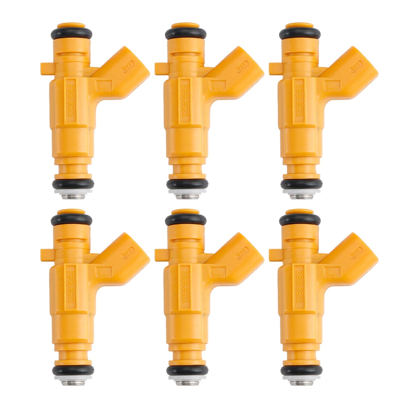 6PCS Fuel Injector 0280156129 Fit Vauxhall Vectra Fit Saab 9-3 2.8L 12581682